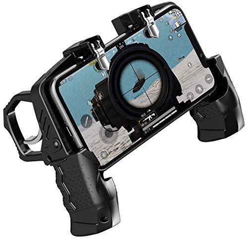 Joystick Gamepad de una pieza Gamepad Trigger Móvil Mando de Juego Móvil Pubg metálico Teléfono Disparadores Para Pubg Para iPhone Android Teléfono Juego de disparos