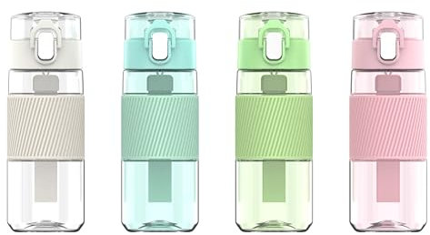 BJORKI Trinkflasche Kinder auslaufsicher 350ml inkl. BONUS Namenssticker – Kleine Trinkflasche für Kindergarten – Kohlensäure geeignet & Spülmaschinenfest – Robuste Water Bottle Kids