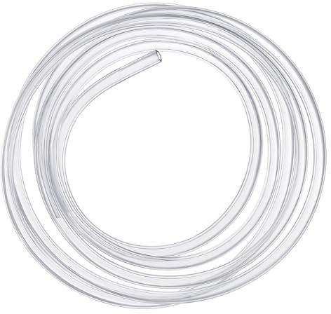 Kesote 8mm (diámetro Interior) x 11mm (diámetro Exterior) Tubo Flexible de PVC, Tubo Transparente de 3 Metros Ideal para Tanque y Acuario