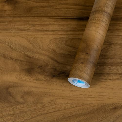 Fantasnight Sticky Back Plastic 40 X 300cm, Wood Effect Self Adhesive Vinyl Peel and Stick Wallpaper Oak, Waterproof Vinyl Film Decorative Furniture Stickers for Wardrobe Wall Countertop