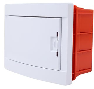 RSE Unterputz-Verteilerkasten mit weißer Tür IP20 IK10 1 Reihig 6 Module/PLE (Platzeinheiten)