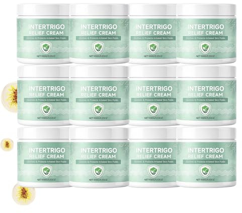 Healora Intertrigo Cream, en kräm som skyddar hudvecken från fukt och friktion, lugnar huden, ger nötningsstöd och reglerar fuktbalansen (12 st)