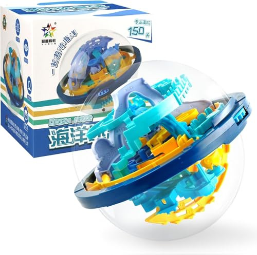 Sfera labirinto 3D con 150 livelli, labirinto tridimensionale, gioco di abilità