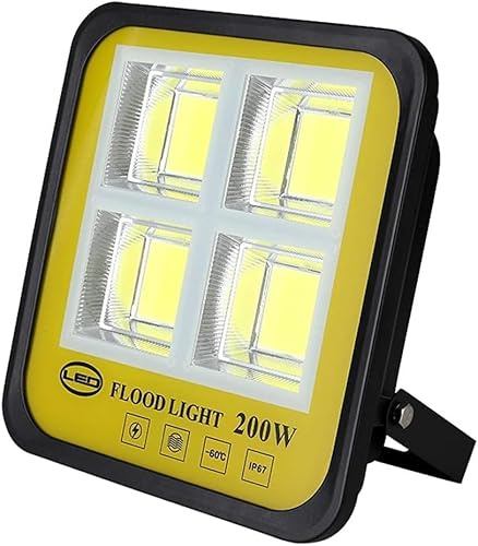 Hem LED Flood Light Utomhus Spotlights Säkerhetsljus Full-watt(200W)