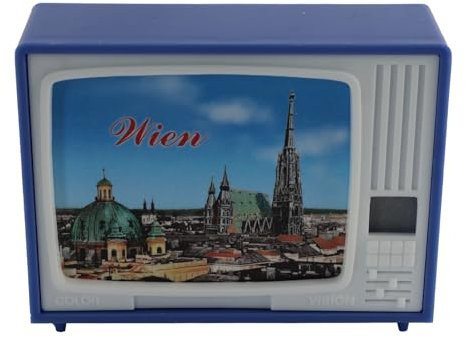 Freak Scene Gucki - klick-Fernseher - Wiener Sehenswürdigkeiten - Wien - blau