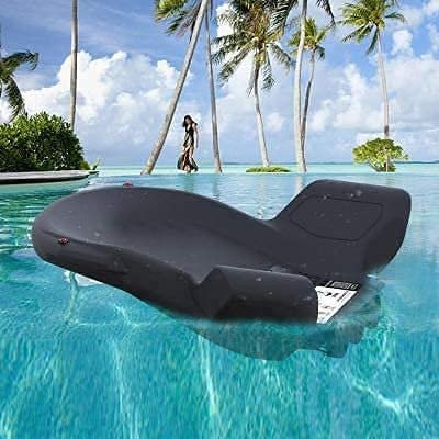 MOLVUS 24 V batteriebetriebenes elektrisches Board für Stand Up Paddle Board Surf Board Kajak Surfboard Wiederaufladbarer Schwimmhilfe (schwarz)