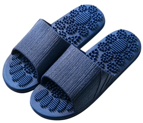 Fotmassage tofflor, massageskor kvinnor akupressur sandaler fotreflexzoner massage badtofflor bekväma tofflor med noppor reflexzonmassage badtofflor mjuka sulor duschskor