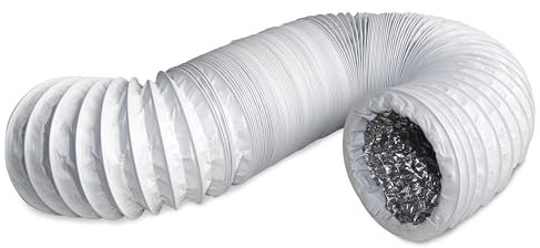 Profi Abluftschlauch mit Alu-Isolierung, Ø 102 mm, Länge 3m - für Trockner, Klimaanlage, Abzugshaube - stabil und wärmeisoliert (Standard)