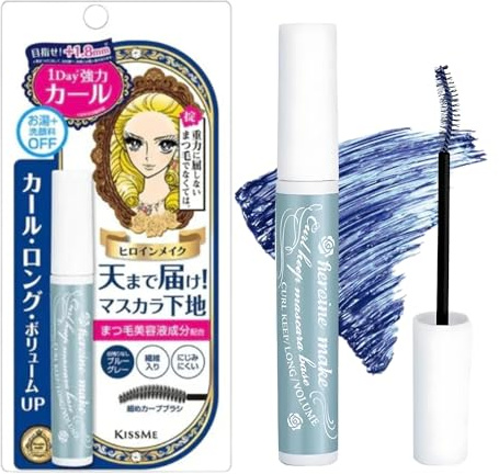 Kissme Heroine Make Curl Keep Mascara Base du Japon, Essence Contient Améliore le Volume, la Longueur et la Courbure des Cils