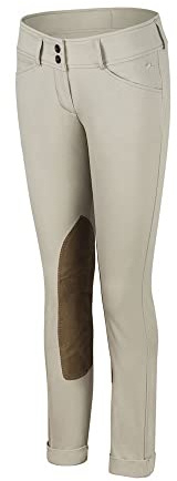 R.J. Classics Collette Women's Front Zip Jodhpurs Sand 10 Regular
