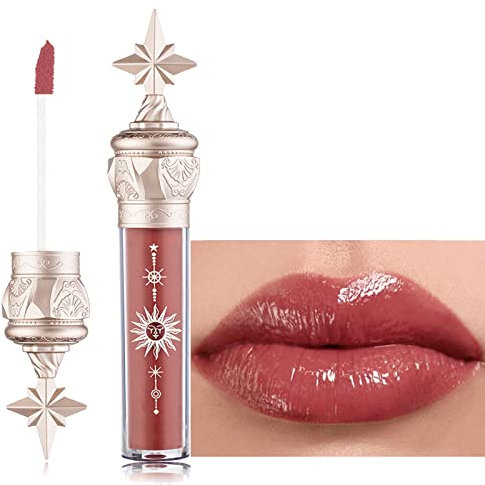 Tinted Lip Balm,Lipstick Lipgloss Waterproof Long Lasting Lipstick for Lip Plumper Gloss And Makeup,Liquid Blush Lip Tint Gift (Blushing Cinnamon, One Size)