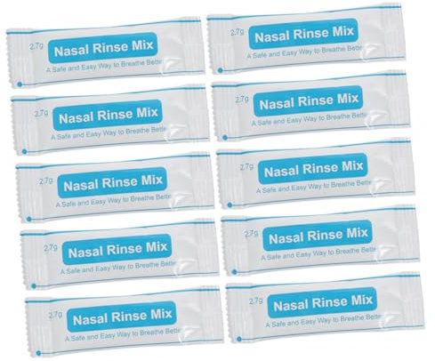 Nasal Rinse Salt Packets 80 Pcs for Daily Indoor Hygiene