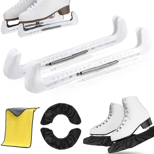 DAZZTIME Kufenschoner Schlittschuhe,Schoner für Schlittschuhkufen,Kufenschutz Zubehör,Schlittschuhe Schoner,Elastische Kufenstrümpfe,Schlittschuhschutz,für Kinder Erwachsene Jugendliche