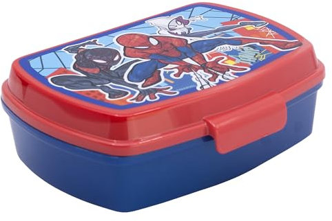 Boîte à déjeuner rectangulaire Spiderman pour enfant