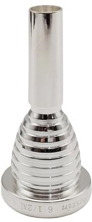 Amagogo Boquilla de trombón para barítono, portátil, profesional, sonido, resistente, accesorio para instrumentos musicales de latón para músicos, Rosca de Caña Grande