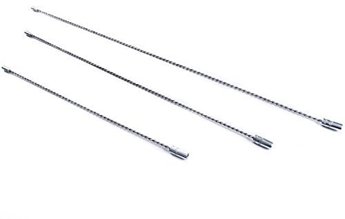 Unbekannt Schubstange Verlängerung Putzstab Flexibel Kesselstab für Kaminbesen 3 Längen (100cm)