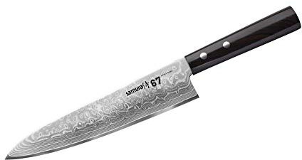 Samura damasco 67 Chef 20,8 cm 67 strati. Durezza 61 HRC