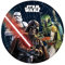 Procos 8 Star Wars Galaxy Pappteller, 23 cm, mehrfarbig, Einheitsgröße