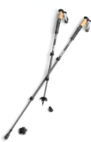 Trekking stavar stolpar Aluminum Cork teleskopisk 3 secc. par SILVA Unisex vuxna