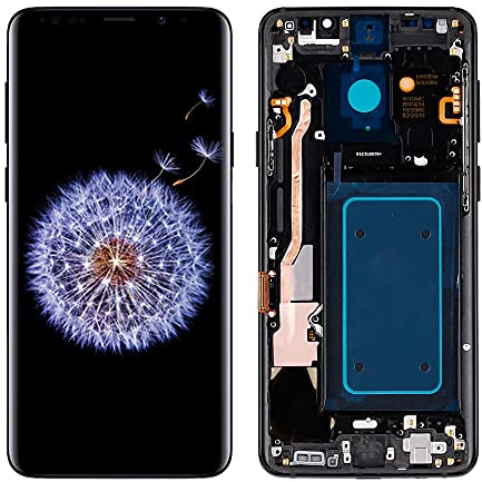 SwarKing TFT kompatibel med Samsung Galaxy S9 Plus LCD-display pekskärm Digitizer (svart utan ram), reservdelar med gratis verktyg