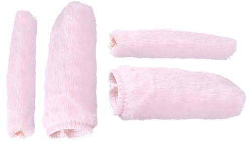 HANABASS 1 Set Bike Handle Grips Covers Winter Faux Fur Bike Handlebar Grips Bicycle Grips Covers Furry Grips for Scooter Cruiser Seadoo Tricycle Wheel Chair Walker Handle Cushion