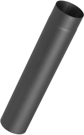 Kolor Rauchrohr Ofenknie Ofenrohr Bogen Rosette Abgasrohre Kaminofenrohr mit Farbe beschichtet 100-150 mm Bogen 45 Bogen 90 Rosette Rohr 250 Rohr 500 Rohr 1000 mm (Rohr 250 mm, Ø 100 mm)