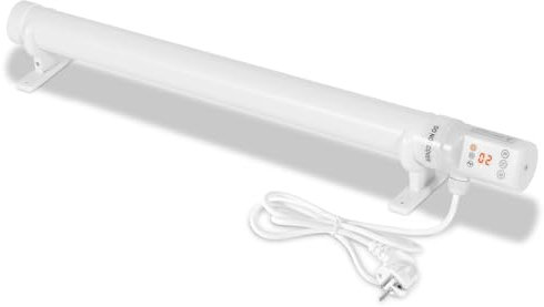 Sonnewelt Chauffage de serre 120W Chauffage électrique pour serres avec fonction minuterie, horaire et cycle,Idéal pour les armoires et les serres