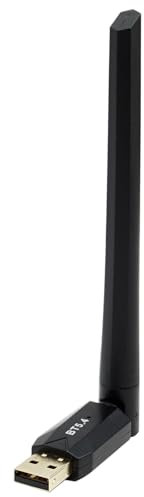 LEIBOCHAO USB Bluetooth Adapter PC Antenne 5.4, 150M Bluetooth USB Dongle, Hoher Reichweite, Plug-Play, Bluetooth USB Stick für PC, Headset, Maus, Smartphone, Tablet, Kompatibel mit Windows