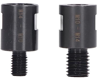 Adattatori Filettati M14 a M10, Convertitore Asta di Prolunga per Smerigliatrice Angolare Apriforo, Confezione da 2 Pezzi