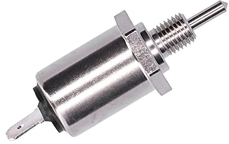 Aramox Sollenoide Combustibile Solenoide in Ferro Combustibile Taglio della Valvola Solenoide di Arresto per 15003-2801 21188-2011 Parti di Tosaerba con Una Facile Installazione Fit Corrosione