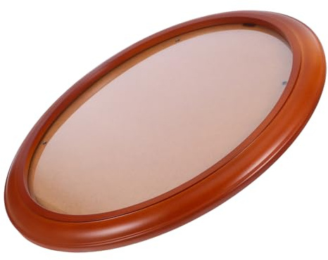Gatuida Cadre 40x60 Bois Ovale pour Décoration Murale, Résistant à L'usure Chocs, Design Simple et Élégant pour Salon et Décoration Intérieure