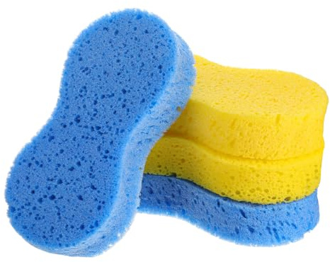 4 Pieces Large Sponges for Cleaning Thick Foam Scrubber Kit