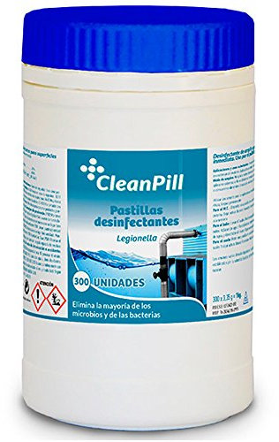 Pastillas de lejía desinfectantes Legionella - Bote de 1kg - 300 unidades