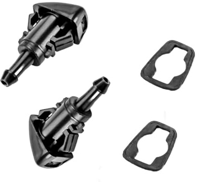 Confezione da 2 Ugelli Spruzzatori per Ugelli Tergicristallo, Ugelli Spruzzatori Acqua, Ugelli per Parabrezza