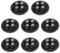 Qianyu 8 PCS Caster Wheels Self-Adhesive Universal Wheel 360° Swivel Appliance Rollers Mini Carbon Steel Sticky Pulley for Small Furniture Kitchen Appliances Storage Boxes Trash Can