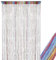 HFMYGS Fadenvorhang Türvorhang, Fliegenvorhang Terrassentür, Türvorhänge Fliegengitter Fliegenschutz, Fadenvorhang Blickdicht Glitzer Fadengardine Türvorhänge (Regenbogen 200x100cm)