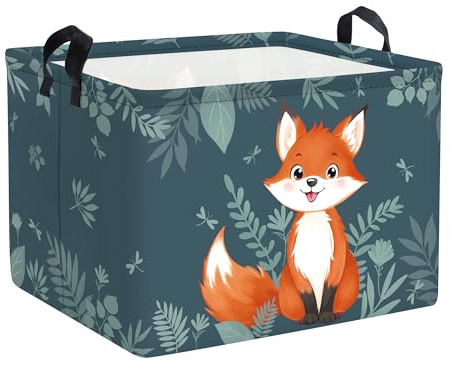 Clastyle Cesto Ropa Sucia Infantil Cajas Almacenaje Ropa Juguete Animales | 36L, Cestas Almacenaje para Juguetes Ropa Libros, Impermeable, Plegable, Capacidad Carga 25 Kg, Dormitorio, Baño