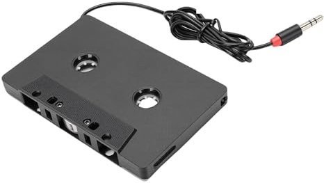 Zunate Bilstereokassett Till Aux-adapter, 3,5 Mm Aux-kabel Universal Kassettadapter, för Telefon MP3-spelare Bilstereo, Svart
