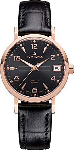 TUW Ruhla Thuringia Vintage 11132-024502 Damen Automatikuhr Klassisch schlicht