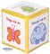 EDUPLAY 120541 Taschenwürfel klein 8 cm, gelb (1 Stück) mit 6 Einstecktaschen