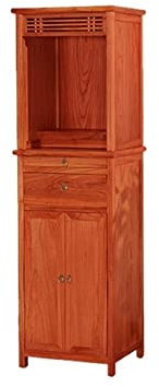 Mandir Vecchio mobiletto in piedi di nicchia buddista Yumu, mobiletto for le offerte del dio della ricchezza, piattaforma for offerte in legno massello, tavolo for le offerte for la casa, mobiletto di
