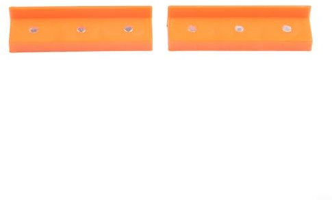 Lot de 2 mâchoires d'étau magnétiques, poignées souples magnétiques, rainures unies aimantées pour banc d'étau en métal, machines-outils (10,2 cm)