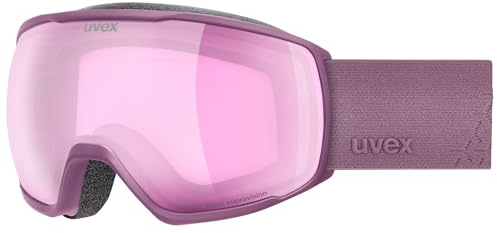 uvex victorious FM - stylische, verspiegelte Skibrille mit Anti-Fog-Beschichtung für Damen und Herren - plum/purple-clear - one size