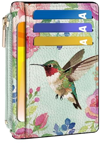 Tipmile Womens Credit Card Holder Wallet, Small Slim RFID Blocking Sleeve