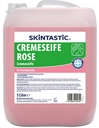 Skintastic Cremeseife Handseife rose - pH-hautneutral - dermatologisch getestet - 5 Liter