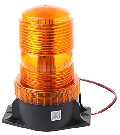 Riloer Luz de advertencia de emergencia para automóvil de 30 LED, luces de advertencia estroboscópicas intermitentes, para carretilla elevadora, camión, barco, luz intermitente