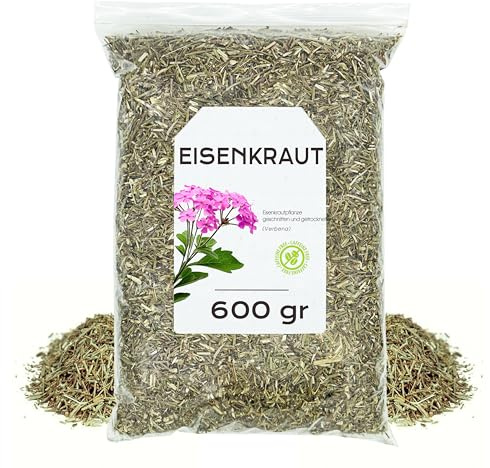 Verbena 600g - Te de Verbena - Infusion de Verbena - Verbena Cortado y Secado - Verbena a Granel (600 gr)
