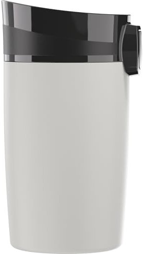 SIGG Miracle White Touch Thermobecher (0.27 L), schadstofffreier und isolierter Kaffeebecher, auslaufsicherer Coffee to go Becher aus Edelstahl