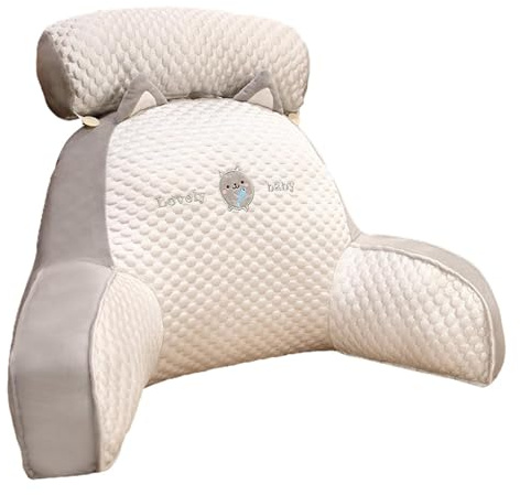 Cuscino Da Lettura Per Letto, Cuscino Per La Schiena Da Divano, Cuscino Da Lettura Con Supporto Lombare, Comodo Schienale Cuscino Con Braccioli, Ideale Come Supporto Per La Schiena Per Leggere