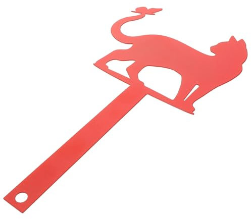 Happyyami Accesorio para Buzón de Exterior con Diseño de Gato Y en Hierro Forjado para Buzón Decoración para Jardín